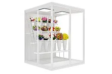 Холодильник для цветов 1,8*1,8*2,2 три стеклянных фасада, двери купе купить в интернет- магазине «Регион Холод» Холодильник для цветов 1,8*1,8*2,2 три стеклянных фасада, двери купе купить в Москве по выгодным ценам в интернет-магазине «Регион Холод»