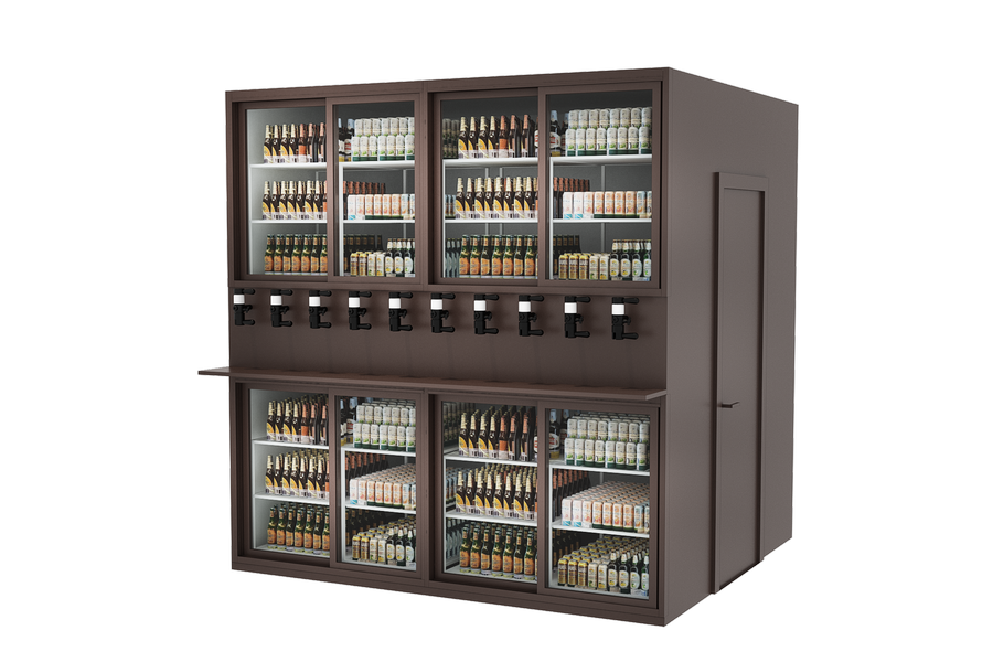 Комбинированный холодильник для пива